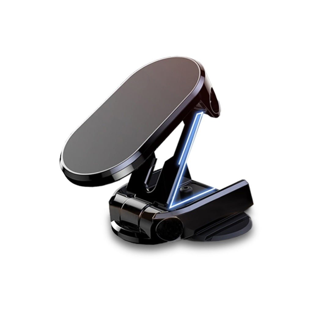 PORODO MAGNETIC FOLDING DASH MOUNT WITH METAL BACKPLATES BLACK - Image 2