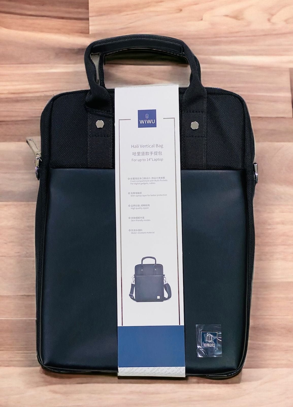 WIWU HALIZ LAPTOP BAG 14 INCH BLACK - Image 2
