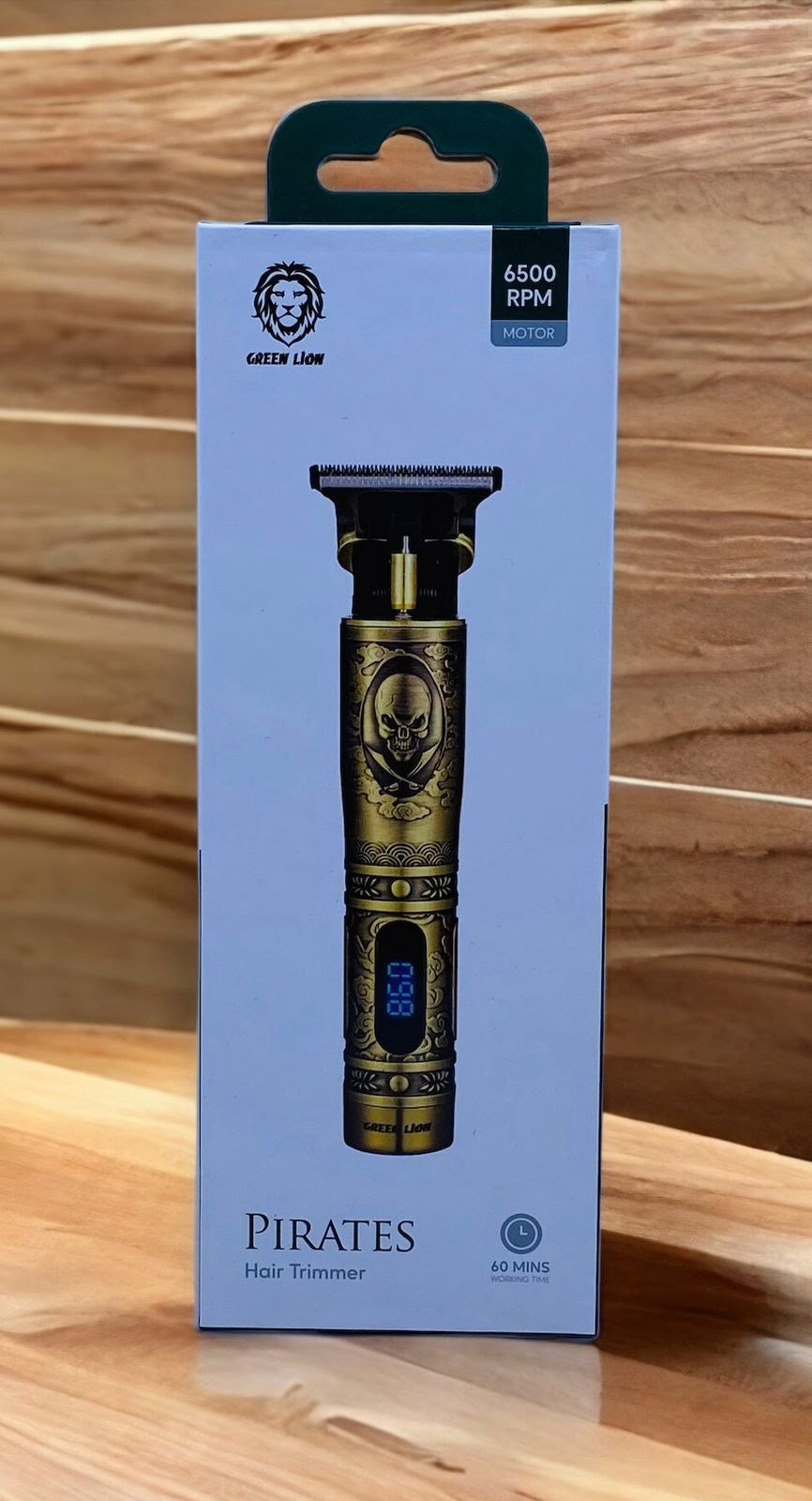 GREEN LION PIRATES HAIR TRIMMER 600MAH 6500RPM GOLD GNPHTMRGD - Image 2