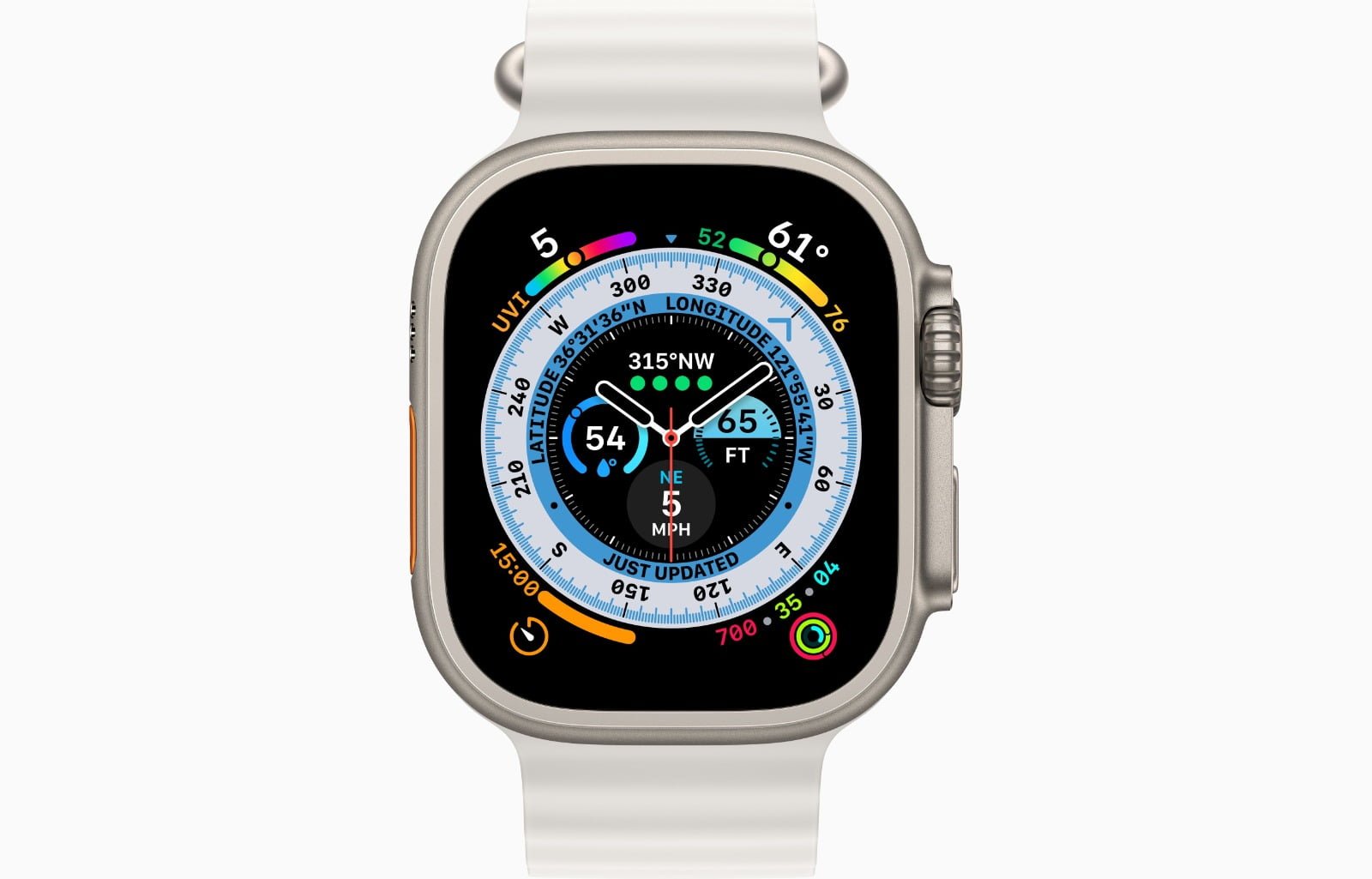 APPLE WATCH ULTRA 49MM TITANIUM WHITE OCEAN - Image 3