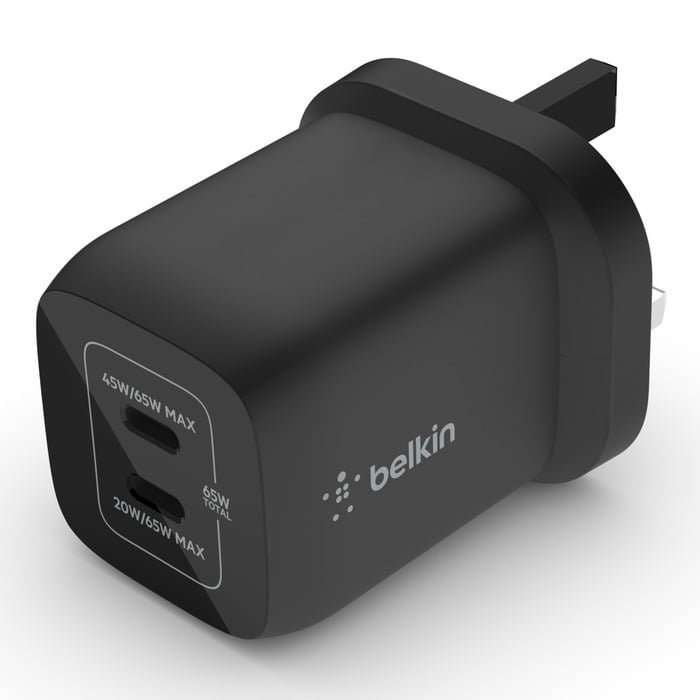 BELKIN BOOST CHARGE PRO 65W DUAL WALL CHARGER - Image 2
