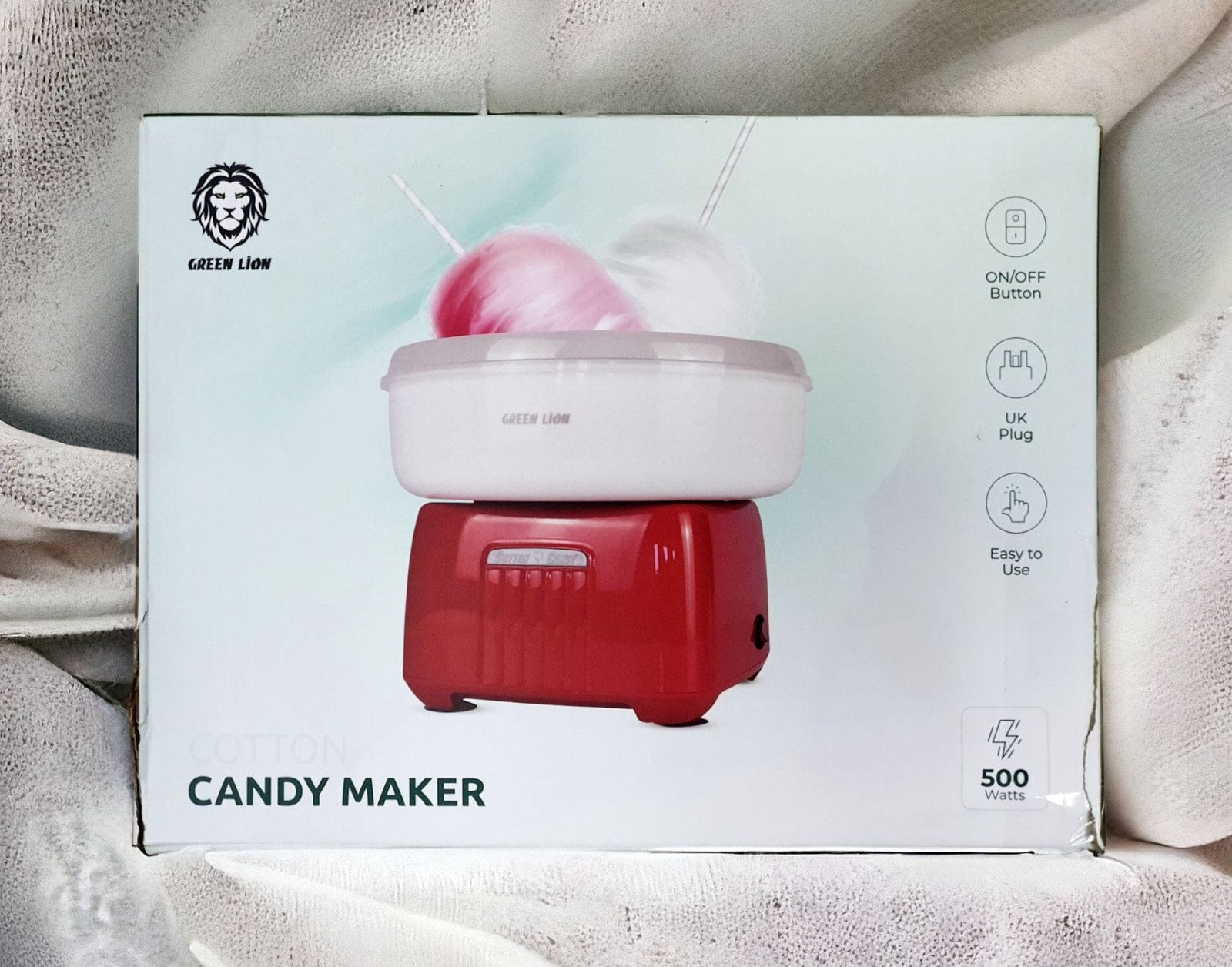 GREEN LION COTTON CANDY MAKER WHITE GNCTNCDYWHRD - Image 2