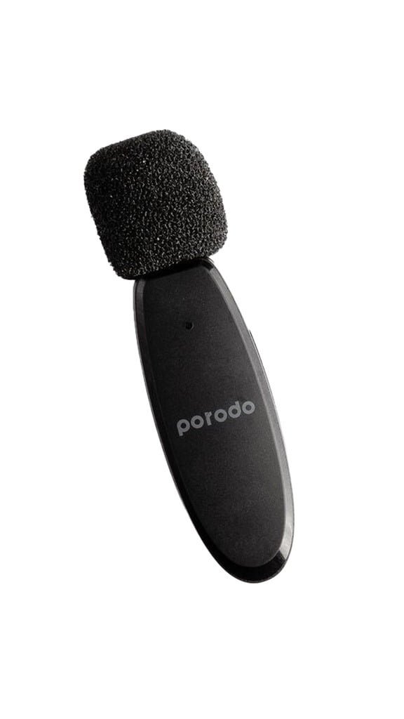 PORODO LAVALIER MICROPHONE DUAL MIC BLACK PD-2MLAV-BK - Image 4