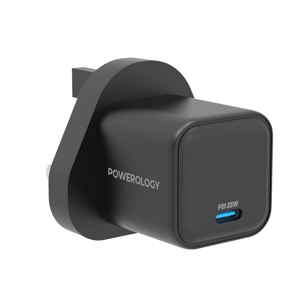 POWEROLOGY ULTRA QUICK GAN CHARGER 35W BLACK P35WSPCUK - Image 2