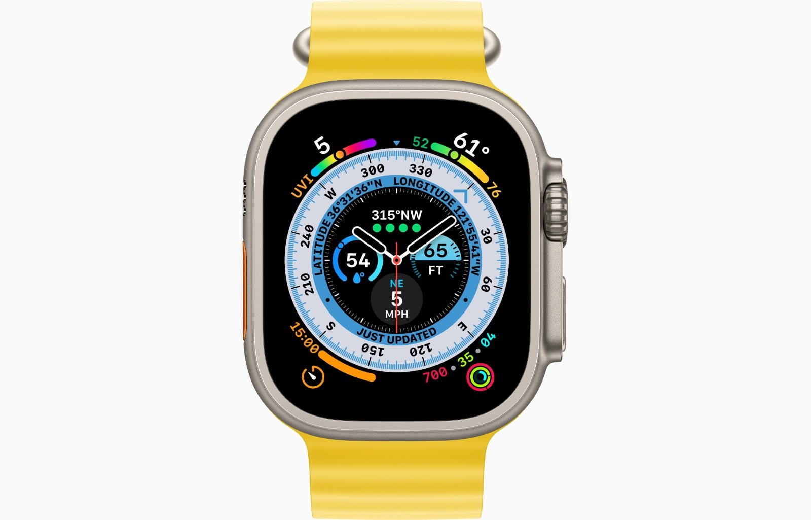 APPLE WATCH ULTRA 49MM TITANIUM YELLOW OCEAN - Image 2