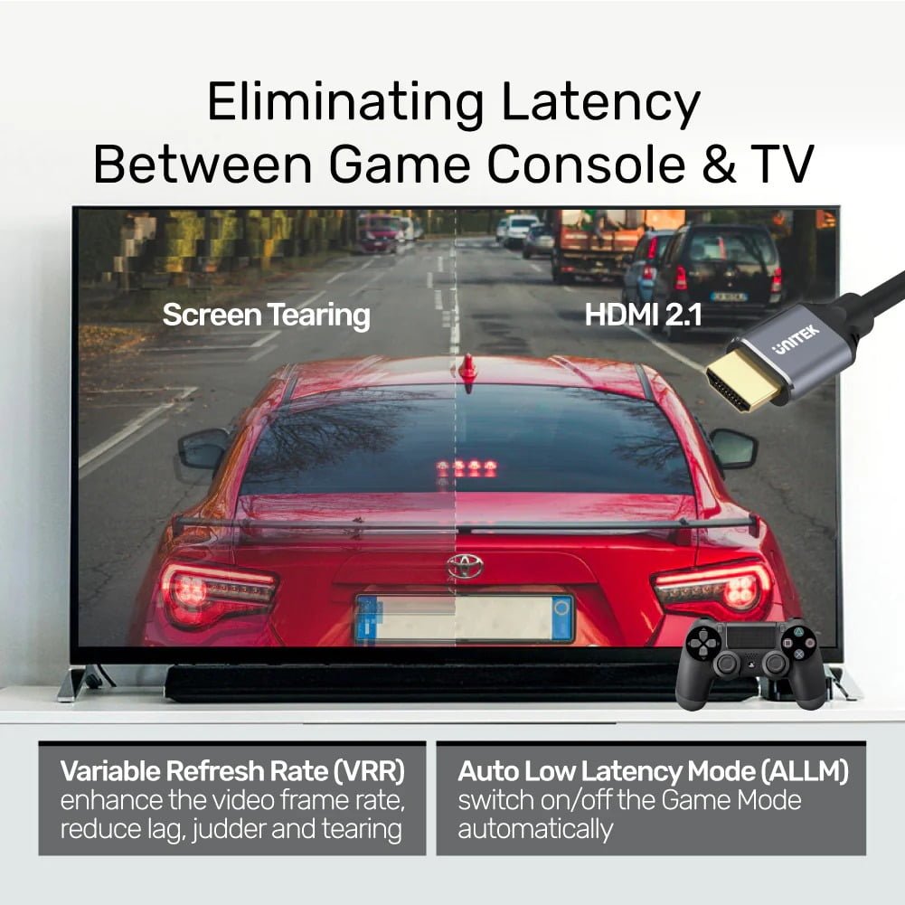 UNITEK HDMI 2.1 MALE TO MALE CABLE (8K60HZ) 2M/3M/5M - Image 3