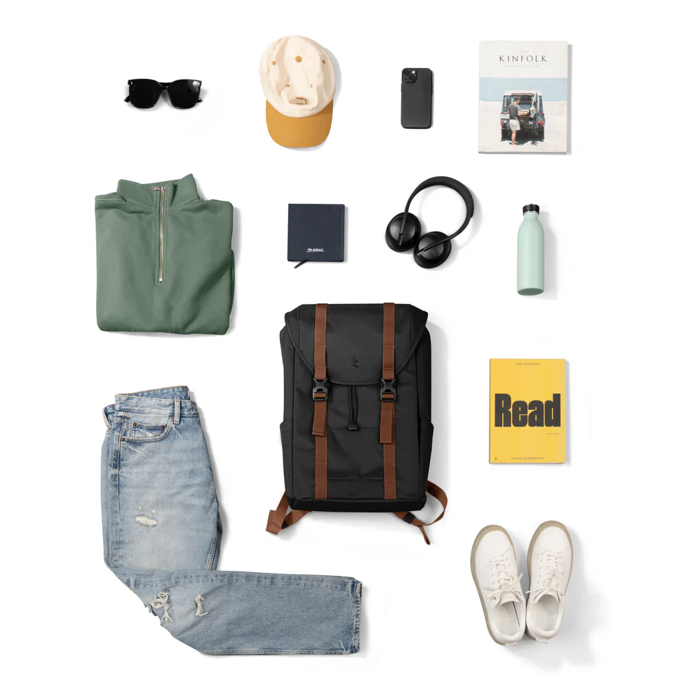 Tomtoc Vintpack TA1 Laptop Backpack | Stylish and Functional Protection for Your Device - Image 6