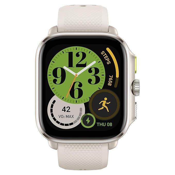 Amazfit Cheetah 47mm Smart Watch (Square, A2294) - Winner Champagne, GPS, Fitness Tracking - Image 2