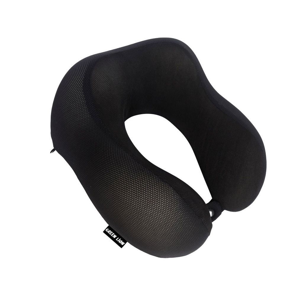 GREEN LION MEMORY FOAM NECK PILLOW BLACK GNMEFMNECKBK