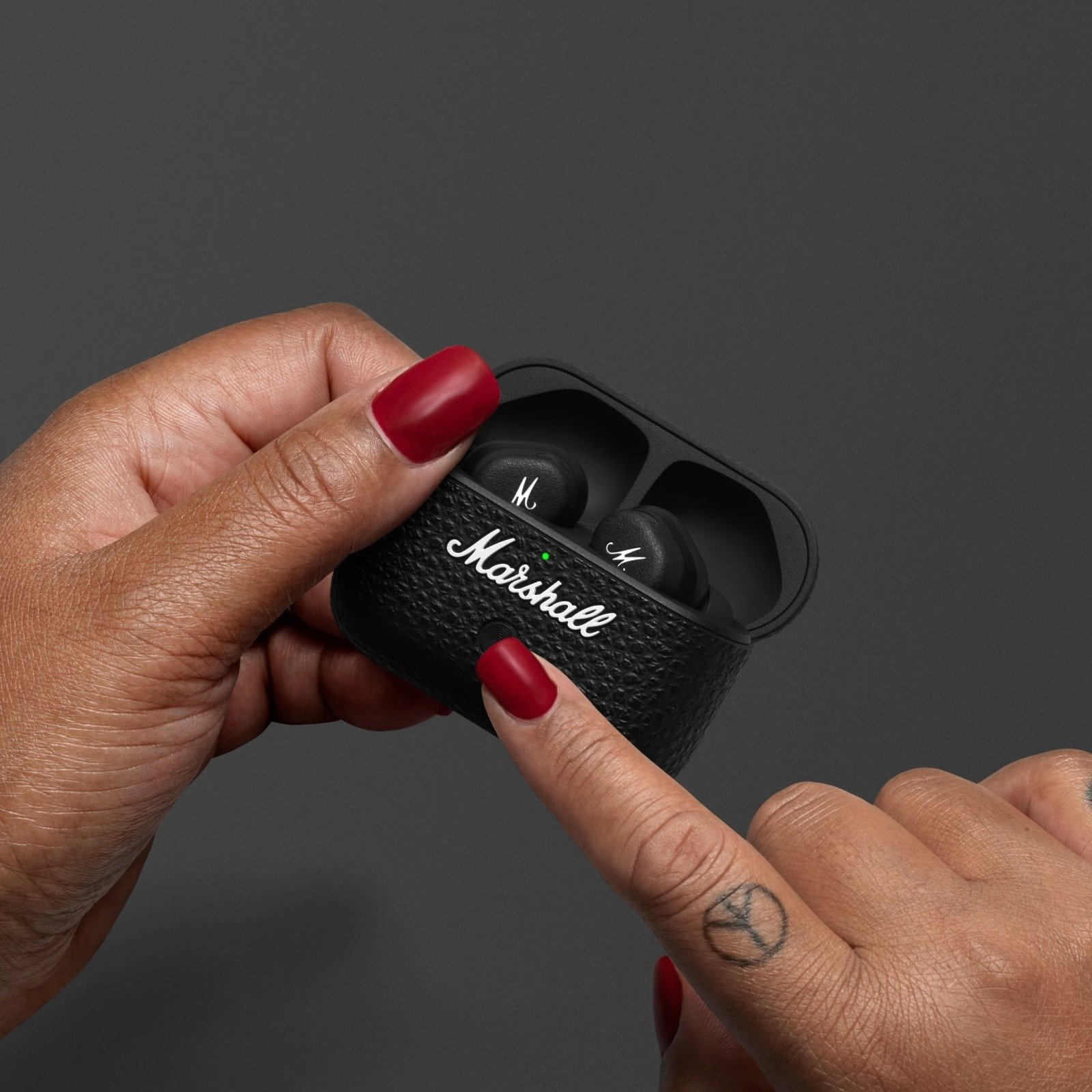 Marshall Motif II A.N.C. Wireless Bluetooth Earbuds - Black MOTIF II - Image 8